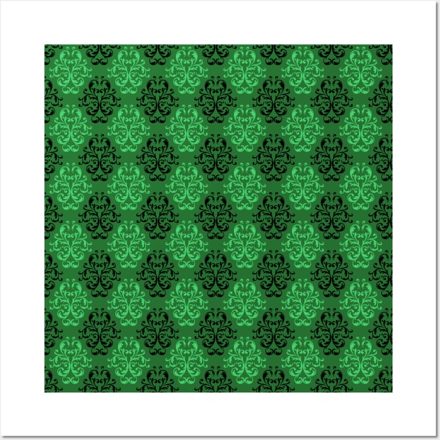 Green Pattern Wall Art by Hastag Pos